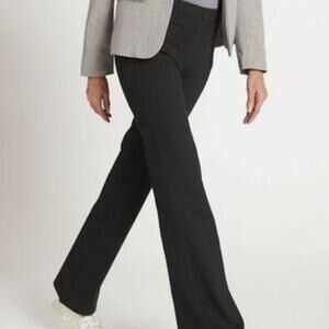 Betabrand Boot-Cut | Classic Dress Pant Yoga Pant in Charcoal MP